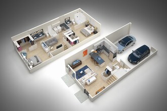 2 Bed/2.5 Bath 53 floor plan